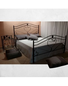 Letto Matrimoniale Ferro Battuto Ginestra Colore Nero Oro Prezzo