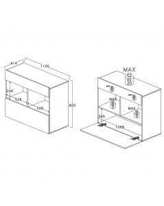 Mobile Credenza Madia Astrakat Colore Beton Prezzo