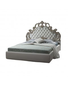 Letto Barocco Contenitore Aleksandra Colore Bianco Prezzo