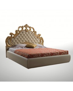 Letto Barocco Contenitore Aleksandra Colore Crema Prezzo