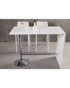 Tavolo bar Party colore bianco 120x60x 105H