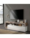 Porta TV Mogol 184x42x58H colore bianco lucido pero