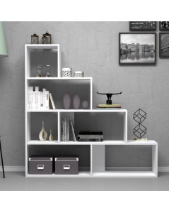 Libreria a Scala Alis 145x145 cm. Colore Bianco Prezzo