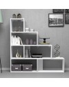 Libreria a scala Alis 145x145 cm. colore bianco