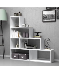 Libreria a Scala Alis 145x145 cm. Colore Bianco Prezzo