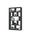 Libreria Face 90x30x170H cm. colore grigio cemento