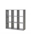 Libreria cubi divisorio Max9 colore beton