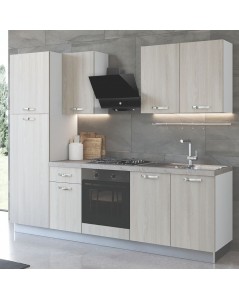 Cucina 255 cm Aura Lusso con Elettrodomestici Prezzo