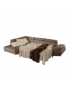 Divano Angolare Sinistro Julie con Letto Estraibile 297x206x79