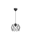 Lampada a sospensione gabbia nero Koza MDL3852