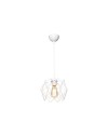 Lampada a sospensione gabbia bianco Koza MDL4327