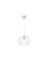 Lampada a sospensione gabbia bianco Koza MDL4327