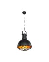 Lampada a sospensione stile industriale nero Tonya ASZ1187