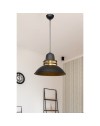 Lampada a sospensione nera stile industriale Tibet ASZ0871