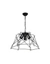 Lampada a sospensione luci in metallo nero asimmetrico Tena MDL3854