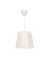 Lampada a sospensione in tessuto beige Conic ASZ0778