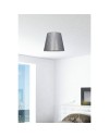 Lampada a sospensione in tessuto grigio Conic ASZ0777