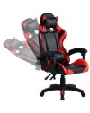 Poltrona gaming Mek colore rosso nera