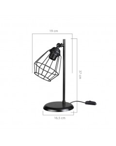 Lampada da Tavolo Ekinoks Colore Nero MDL4266 Prezzo