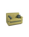 Divano 2 posti tessuto Tokyo 116x72x84,5h colore verde