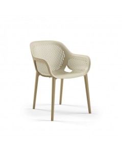 Poltrona Design Atra Colore Caffè Beige Prezzo