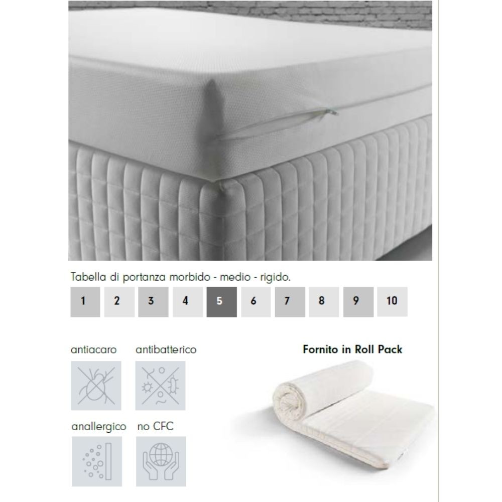 Materasso memory Foam matrimoniale 25 h Olmio