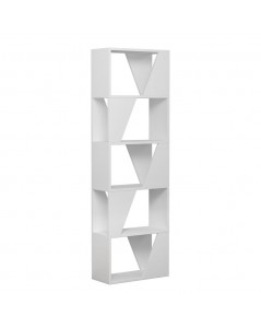 Libreria 5 Ripiani Frame 54x168 Colore Bianco Prezzo