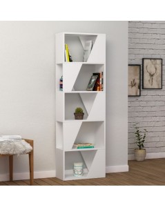 Libreria 5 Ripiani Frame 54x168 Colore Bianco Prezzo