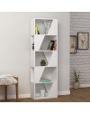 Libreria 5 ripiani Frame 54x168 colore bianco