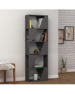 Libreria 5 Ripiani Frame 54x168 Colore Antracite Prezzo