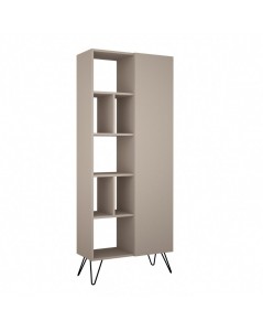 Libreria con Anta Jedda 80,6x191 Colore Tortora Prezzo