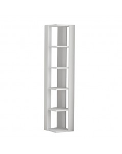 Libreria Angolare 5 Ripiani 34x34x161 Nati Colore Bianco Prezzo