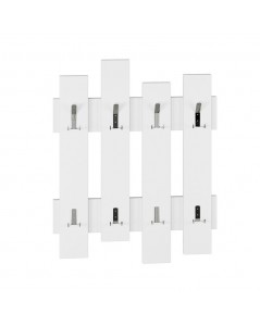 Appendiabiti a Muro Wave 8 Ganci Colore Bianco Prezzo