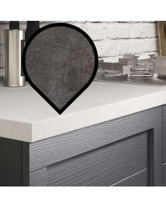 Top Cucina 180x60 Granito Antracite: Eleganza e Resistenza