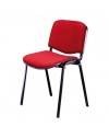 Sedia ufficio impilabile HI01R colore rosso