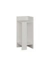 Tavolino di design Elos 25x27x60h destro colore bianco