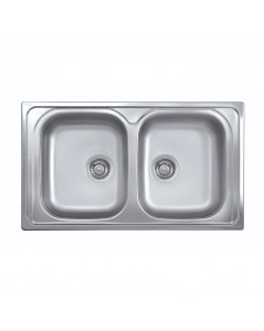 Lavello Incasso Cucina Acciaio 86x50 cm Due Vasche Prezzo