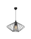 Lampada a sospensione filo metallico nero Arona ASZ1360