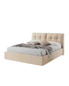 Letto Matrimoniale con Contenitore Melia Colore Crema Prezzo