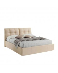 Letto Matrimoniale con Contenitore Melia Colore Crema Prezzo