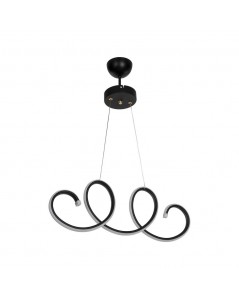 Lampada a Sospensione LED Forma Spirale Nera Afra Prezzo