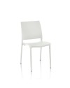 Sedia polipropilene design ergonomico Curtis colore bianco