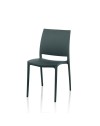 Sedia polipropilene design ergonomico Curtis colore grigio metal