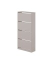 Scarpiera quattro ante a ribalta SHC540OAK 73x26x154,5 colore light mocha grigio