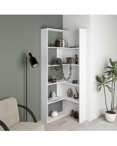 Libreria Estensibile Angolare Wish 72x22x200h Colore Bianco Prezzo