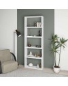 Libreria estensibile angolare Wish 72x22x200h colore bianco