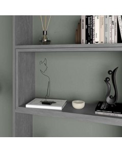 Libreria Estensibile Angolare Wish 72x22x200h Grigio Retro Prezzo