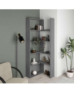 Libreria Estensibile Angolare Wish 72x22x200h Grigio Retro Prezzo