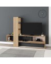 Mobile TV Troya con anta a ribalta 180 cm colore rovere antracite