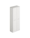 Armadio portascope con 5 ripiani Gabriella 180 colore bianco frassinato